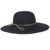 Niza Negro | Sombrero Pamela | Protección solar certificada UPF50+ | illums uv | Mujeres | tienda sombreros