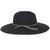 Niza Negro | Sombrero Pamela | Protección solar certificada UPF50+ | illums uv | Mujeres | tienda sombreros
