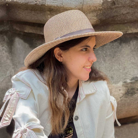 Niza | Sombrero Pamela | Protección solar certificada UPF50+ | illums uv | Mujeres | tienda sombreros