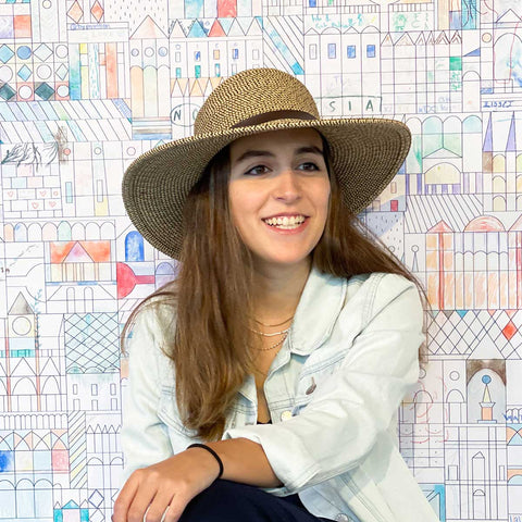 Niza | Sombrero Pamela | Protección solar certificada UPF50+ | illums uv | Mujeres | tienda sombreros