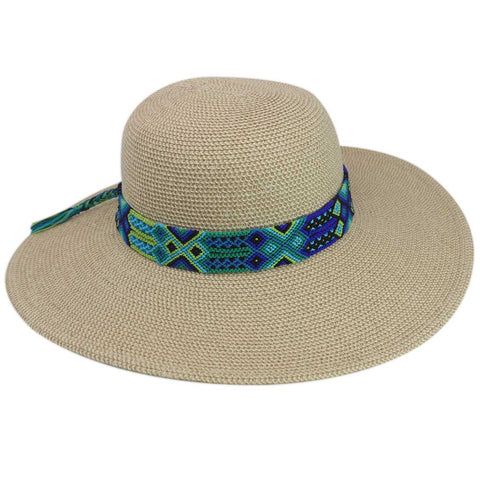 Pavo Real | Sombrero artesanal | Filtro solar UPF50+ | illums uv | illums uv | tienda sombreros
