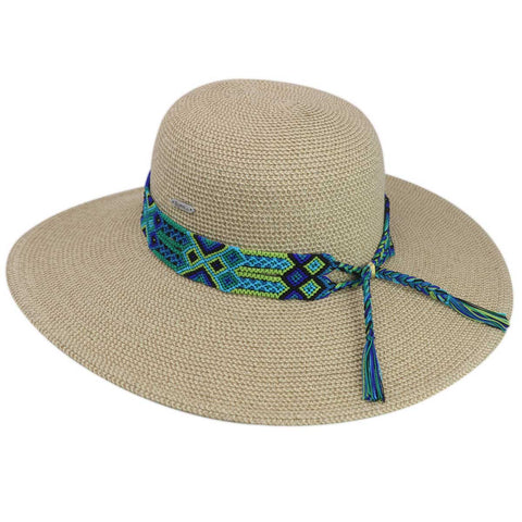 Pavo Real | Sombrero artesanal | Filtro solar UPF50+ | illums uv | illums uv | tienda sombreros