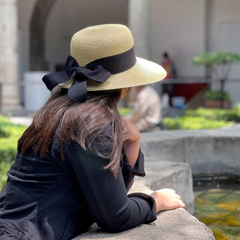 Sombrero Tolouse Natural | Sombrero Pamela | Protección solar certificada | illums uv | Mujeres | tienda sombreros