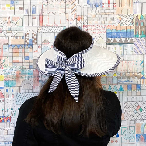 Sassari | Visera de mujer | illums uv | Protección solar UPF 50+ | Práctica y cómoda | tienda sombreros