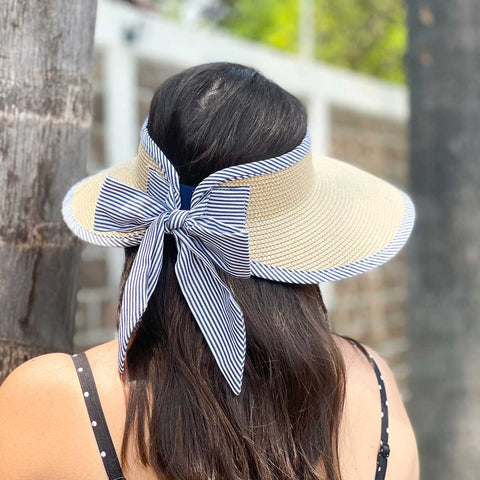 Sassari | Visera de mujer | illums uv | Protección solar UPF 50+ | Práctica y cómoda | tienda sombreros