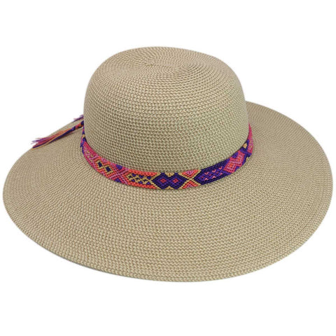 Ciruela | illums uv | Sombrero artesanal | Protección solar UPF50+ | Mujeres | tienda de sombreros | illumsuv